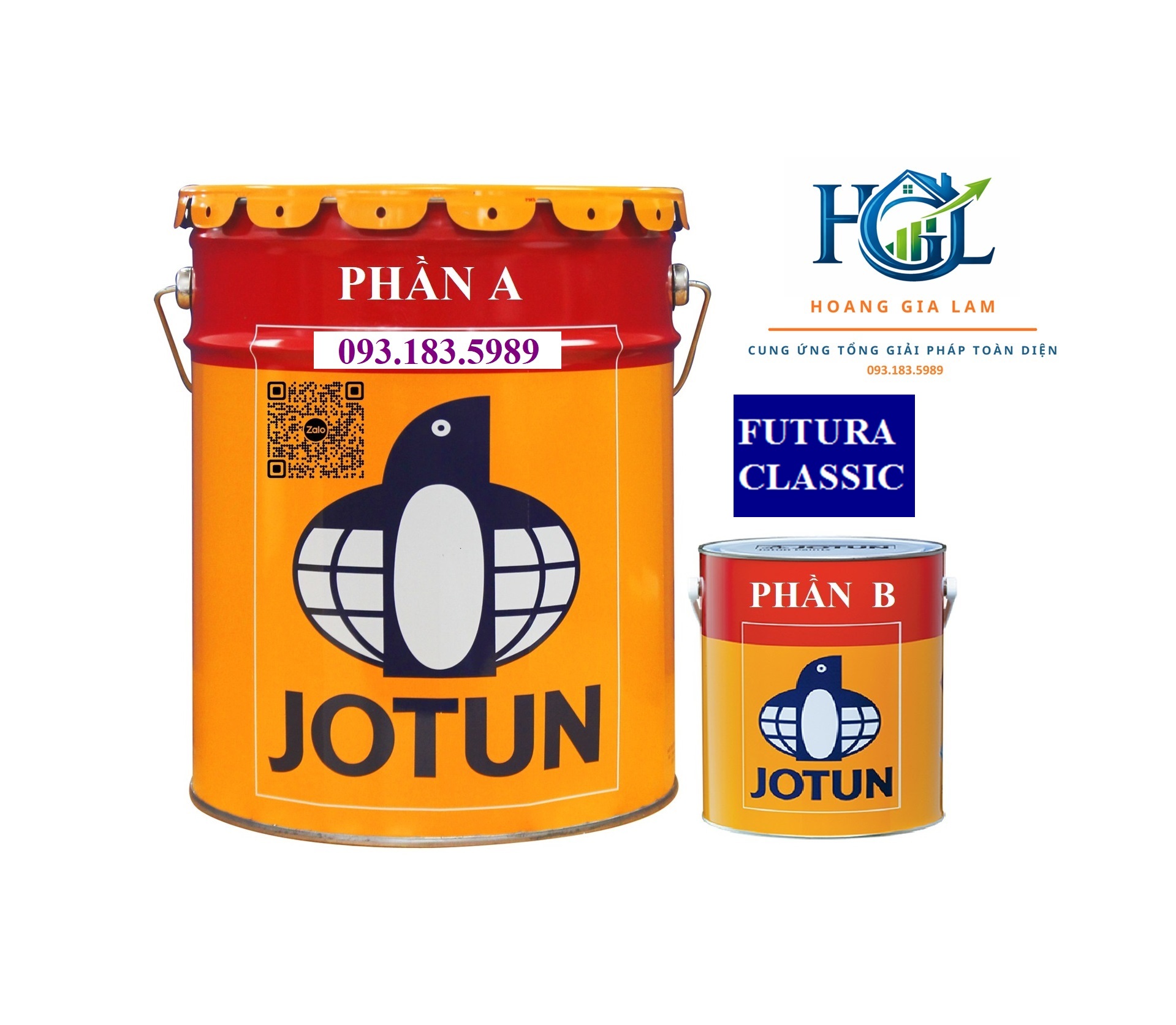 Jotun Futura Classic - Sơn Phủ PU Kim Loại - 20L