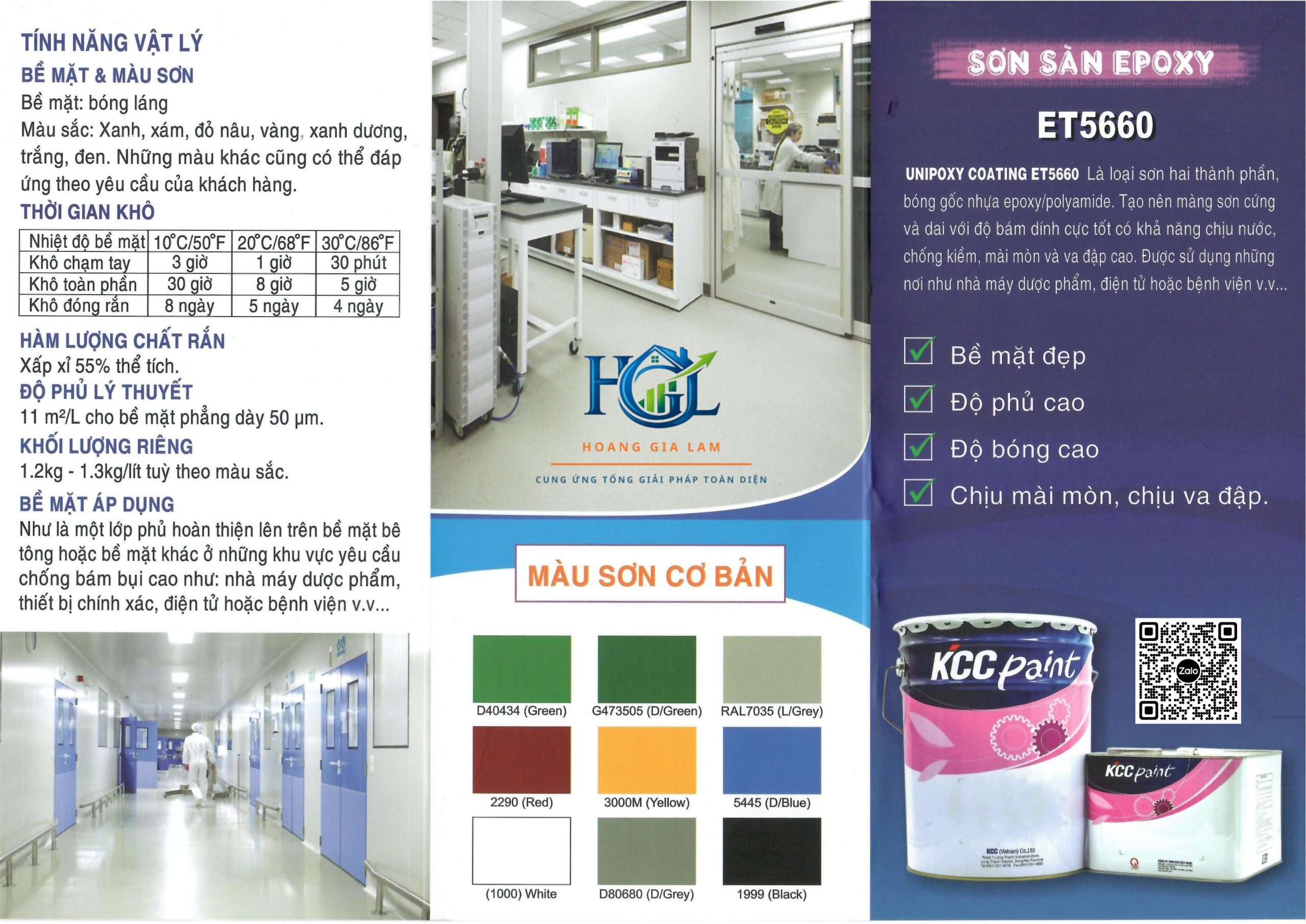 SƠN SÀN EPOXY KCC ET5660