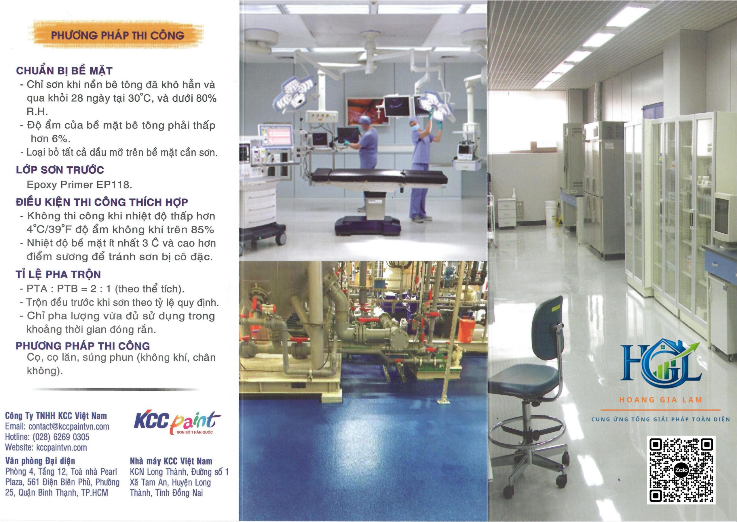 HƯỚNG DẪN THI CÔNG SƠN EPOXY KCC ET5660
