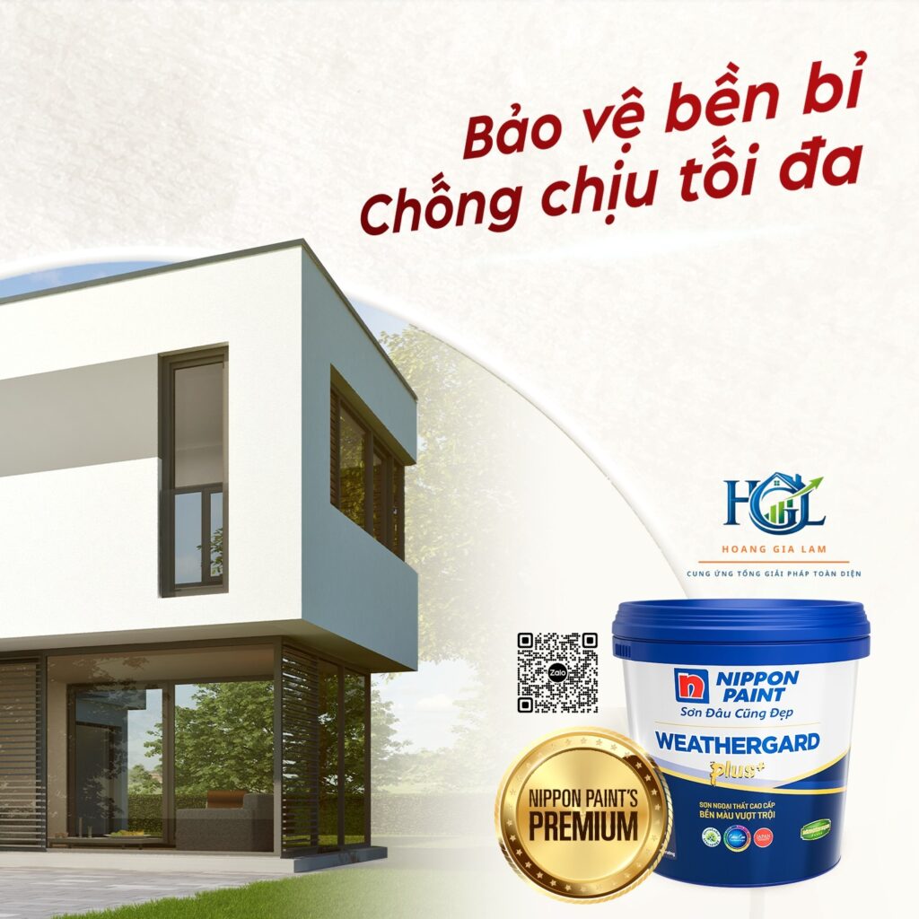 Tính Năng Sơn Ngoại Thất Nippon WeatherGard Plus+