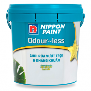 Sơn Nippon Odour-less Chùi Rửa Vượt Trội & Kháng Khuẩn