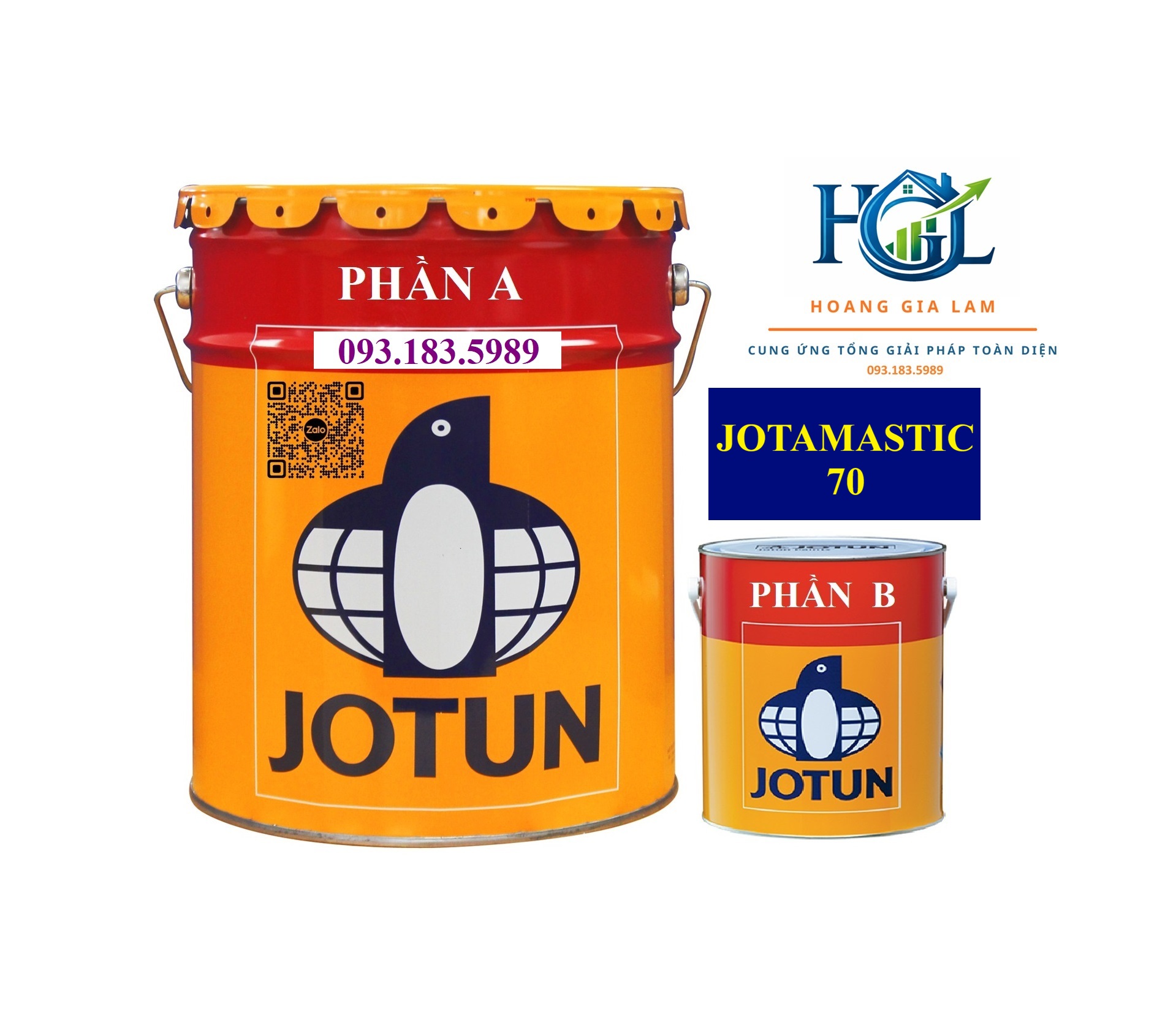 Jotun Jotamastic 70 - Lót Chống rỉ Epoxy - 18L