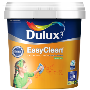 Dulux EasyClean Lau Chùi Vượt Trội Kháng Virus - Mờ