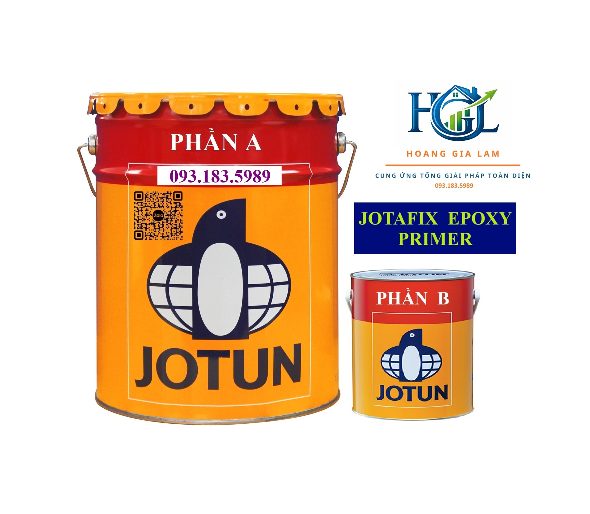 Jotafix Epoxy Primer - Sơn Chống Rỉ Tàu Biển - 18L
