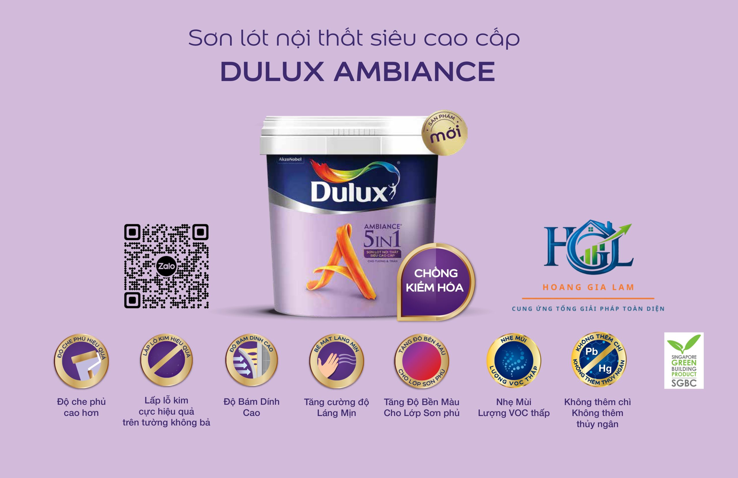 Sơn Lót Nội Thất Dulux Ambiance A968