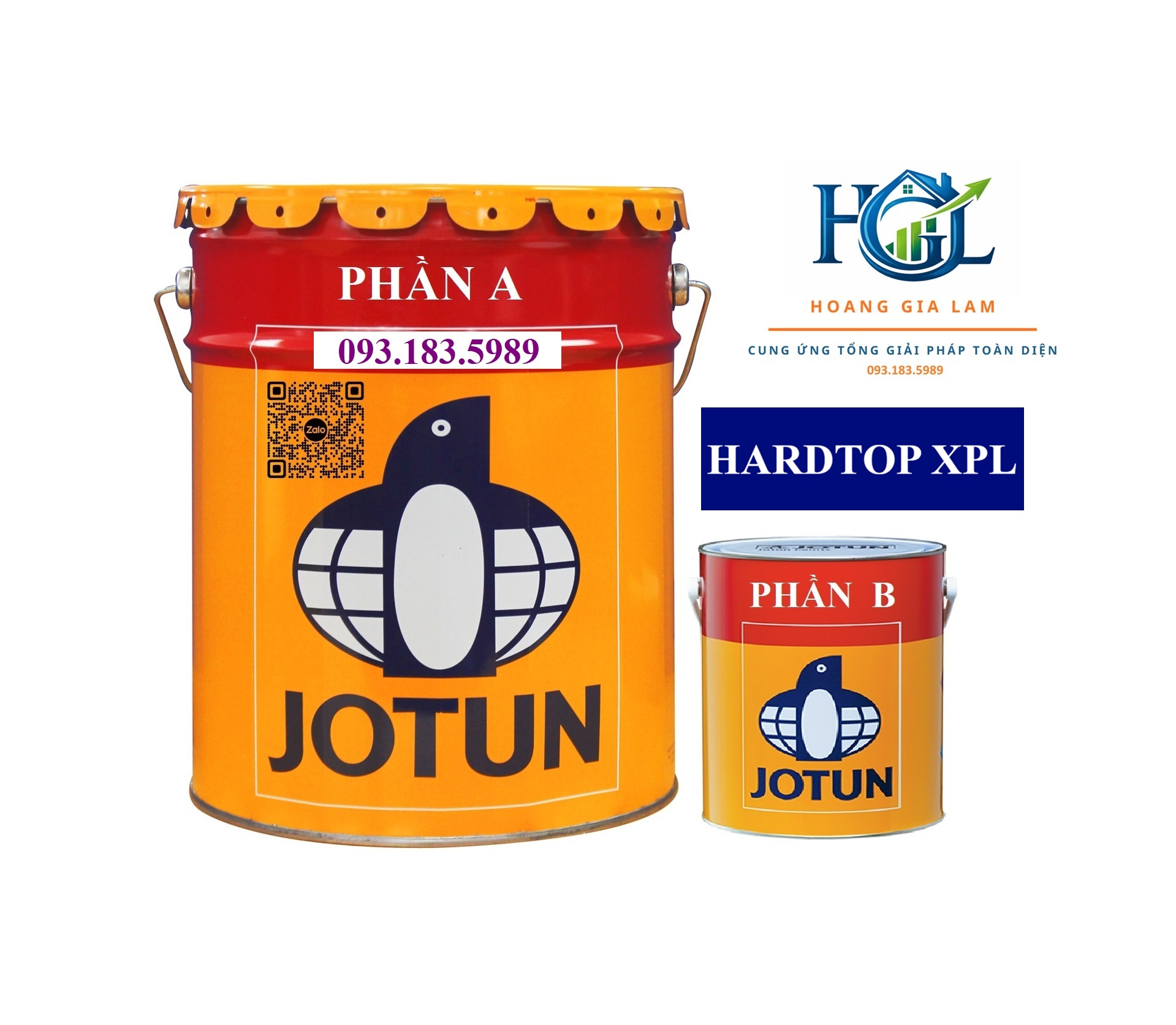 Jotun Hardtop XPL - Sơn Phủ Kim Loại - 20L