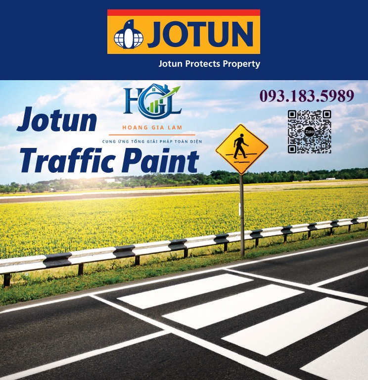 Sơn Vạch kẻ đường Jotun Traffic Paint