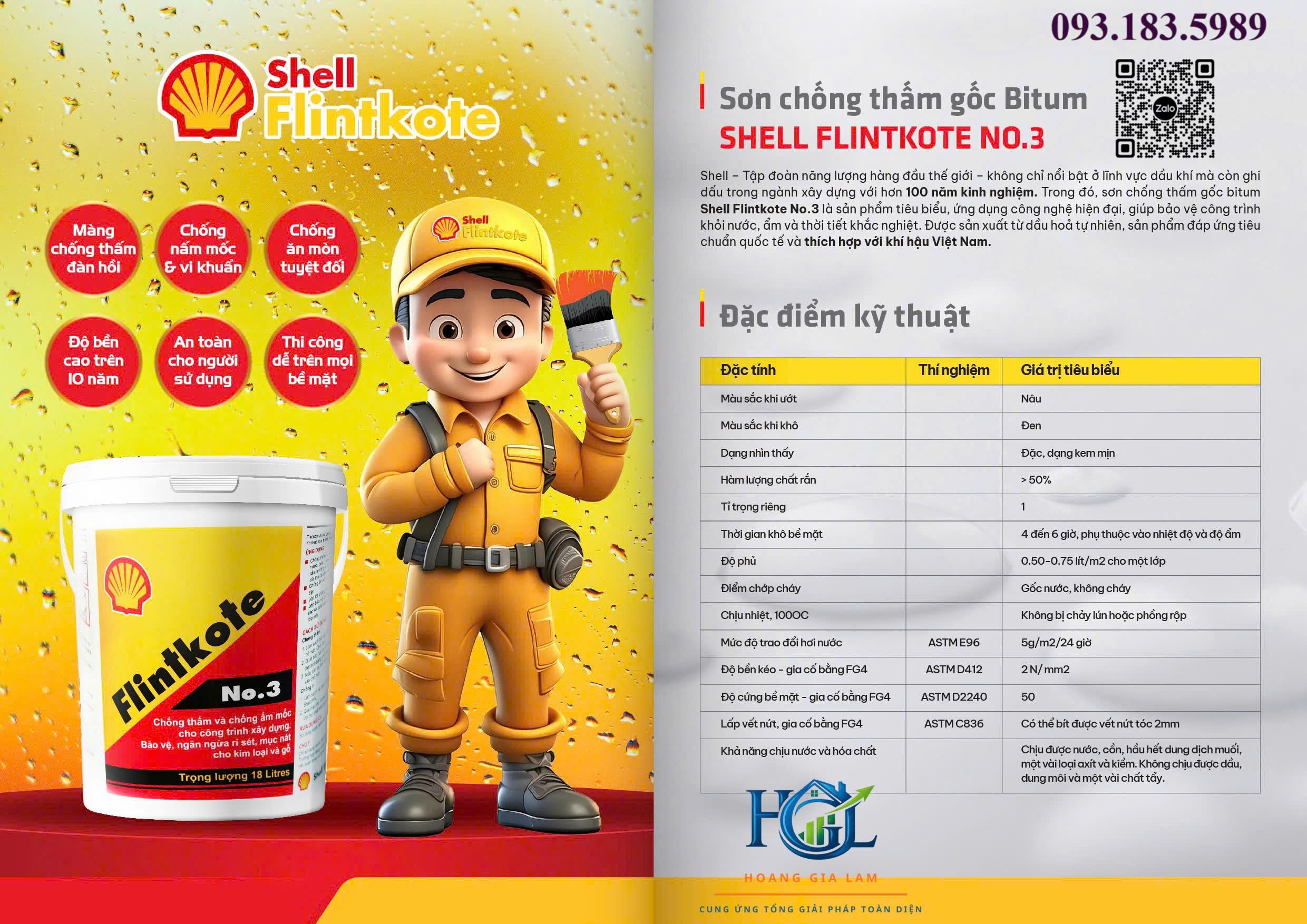ĐẶC TÍNH VƯỢT TRỘI CHỐNG THẤM BITUM NHỰA ĐƯỜNG