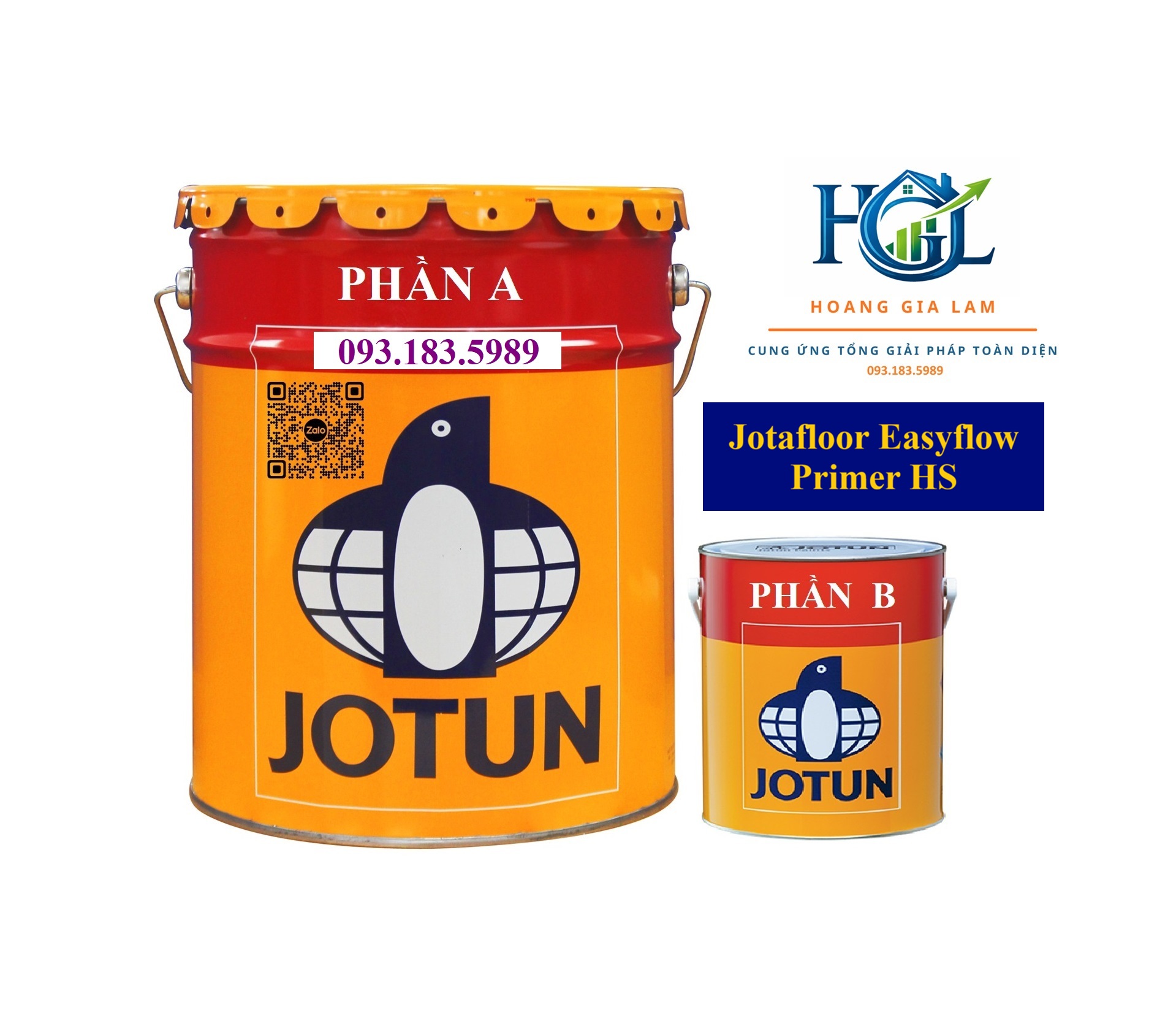 Jotafloor Easyflow Primer HS - Sơn Lót Sàn Bê Tông