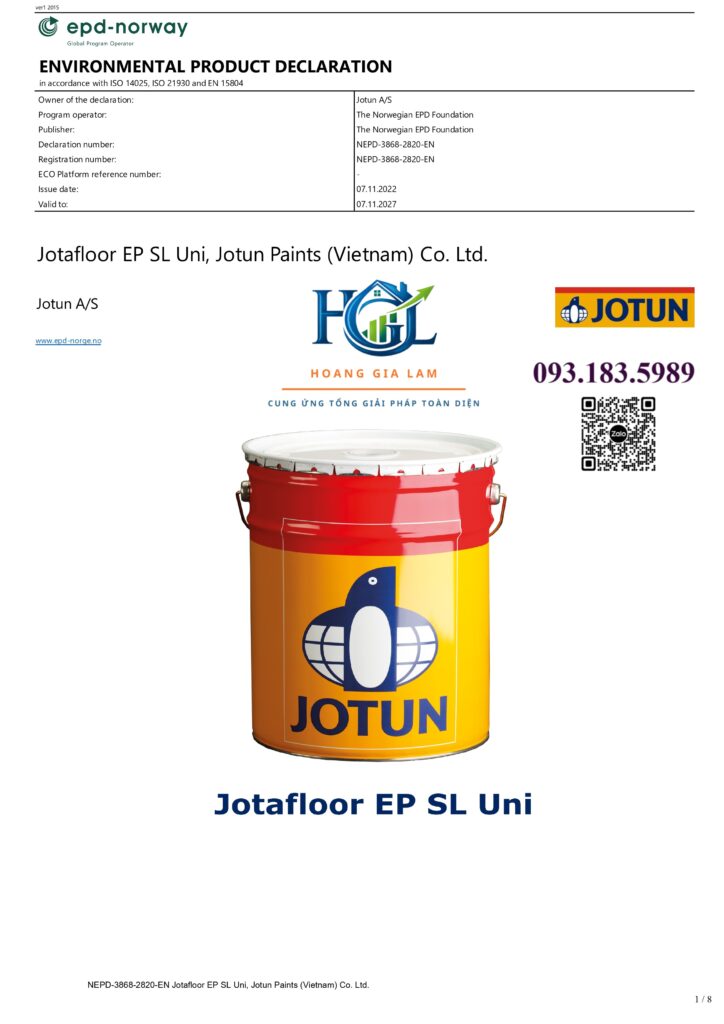 SƠN EPOXY SÀN ĐẠT CHUẨN LEED